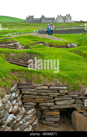 Poblado Neolitico Skara Brae, Mainland. Islas Orkney. Escocia.UK Stock Photo