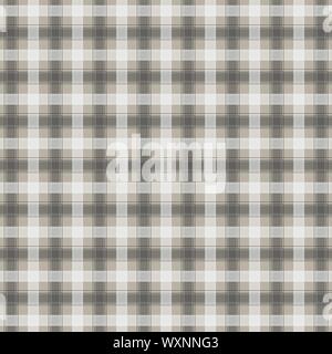 Grey Gingham pattern. Texture from squares for - plaid, tablecloths, clothes, shirts, dresses, paper, bedding, blankets, quilts and other textile prod Stock Vector