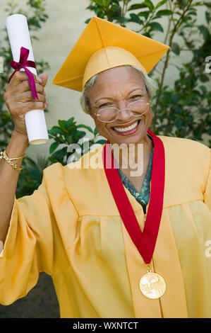 Senior Graduate Stock Photo