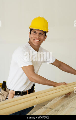 Carpenter Working Stock Photo