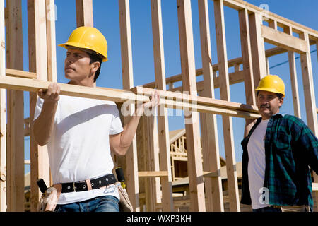 Construction Workers Stock Photo