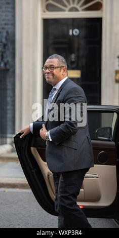 Downing Street, London, UK. 17th September 2019. James Cleverly, Conservative Party Chairman in Downing Street for weekly cabinet meeting. Credit: Malcolm Park/Alamy Live News. Stock Photo