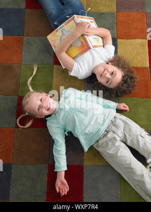 Two Elementary Students Stock Photo