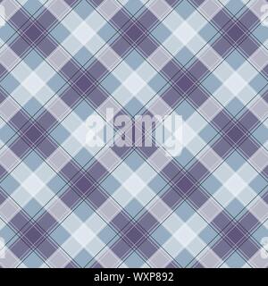 Violet Gingham pattern. Texture from squares for - plaid, tablecloths, clothes, shirts, dresses, paper, bedding, blankets, quilts and other textile pr Stock Vector