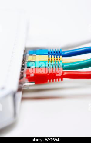 Ethernet Cables Stock Photo