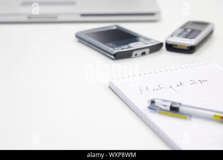 Meeting Note Stock Photo