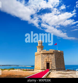 Ciutadella Castell de Sant Nicolas Castillo San Nicolas in Ciudadela Balearic Islands Stock Photo