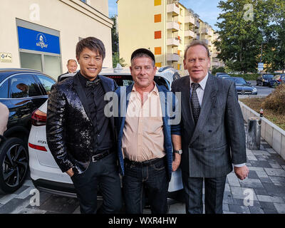 Jay Oh , Michael Hirte, Stevie Starr Leipzig Schutzengel Gala 14092019 Foto Wehnert Stock Photo