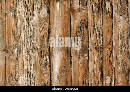 Salt stain on planks of wood, board texture. Stock Photo