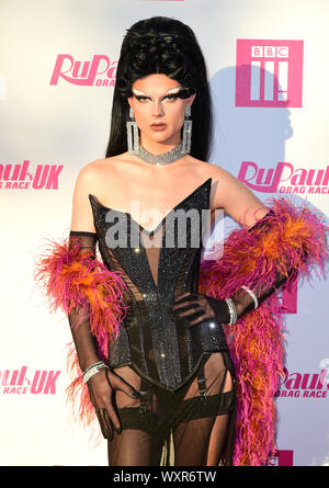 Gothy Kendoll attending the RuPaul Drag race premiere, Bloomsbury