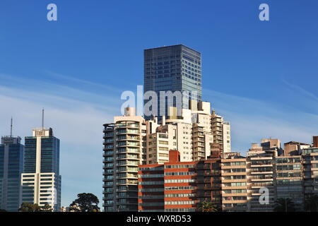 Montevideo / Uruguay - 01 May 2016: The building in Montevideo, Uruguay Stock Photo