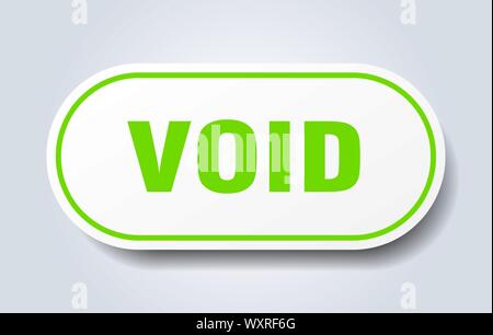 void button. void rounded green sign. void Stock Vector Image & Art - Alamy