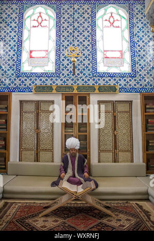 ISTANBUL, TURKEY - JUNE 21, 2019: Detail from Topkapi Palace in Istanbul, Turkey. It is a 15th century main residence of the Ottoman sultans and UNESC Stock Photo