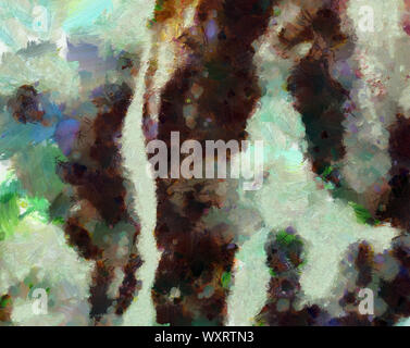 Abstract oil painting texture background. Stock Photo