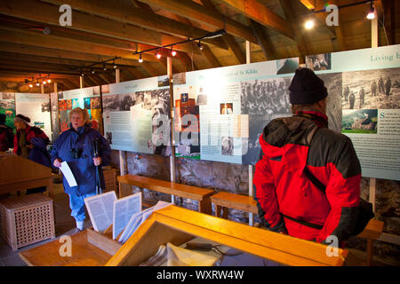 Museo del pueblo de St. Kilda. Village Bay. Isla St. Kilda. Outer Hebrides. Scotland, UK Stock Photo