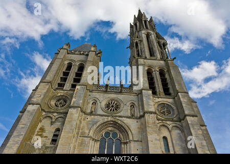 Senlis Cathedral, Oise, Hauts-de-France Stock Photo