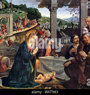 adoration of the shepherds ghirlandaio