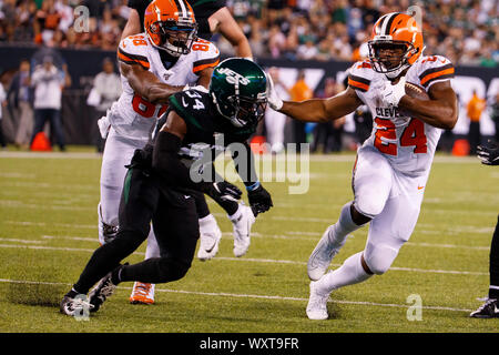 New York Jets cornerback Brian Poole (34) runs in an NFL football game  against the Pittsburgh Steelers, Sunday, Dec. 22, 2019, in East Rutherford,  N.J. (AP Photo/Seth Wenig Stock Photo - Alamy