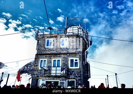 Sphinx Observatory ,Jungfrau, Swiss Alps Stock Photo