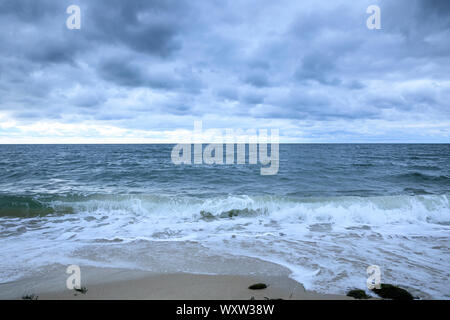 Overlooking Nantucket Sound, Atlantic Ocean, at Harding Shores, Cape Cod, New England, USA Stock Photo
