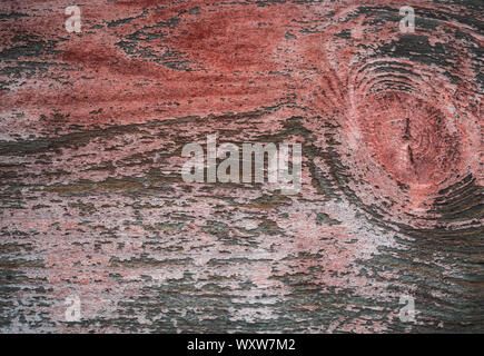 Old aged red painted wooden texture Stock Photo
