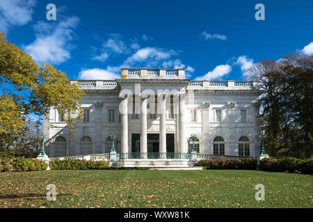 Marble House Mansion built 1892, one of the famous elegant Newport Mansions on Rhode Island, USA Stock Photo