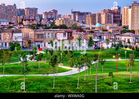 Central Park, Baku, Azerbaijan Stock Photo