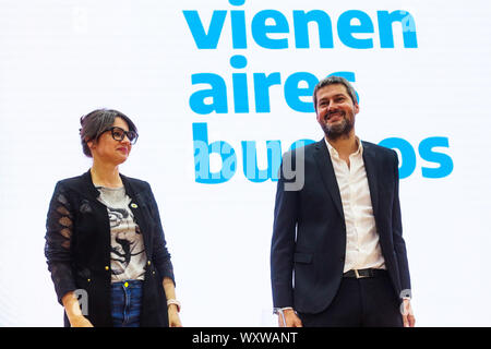 Alberto Fernández  y Matías Lammens presentaron 'Buenos Aires, ciudad del conocimiento' Stock Photo