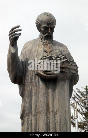 Saint Clement Monument in Ohrid, Macedonia Stock Photo