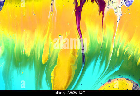 Abstract colorful poster with 3d effect. Flow liquid shape. Fluid vibrant texture. Art wave. Vector paint dynamic Pattern. Wave shape in movement. Stock Photo