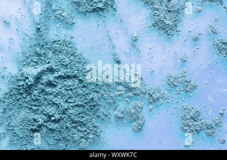 Abstract blue watercolor on paper texture can use as background Stock Photo