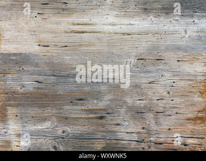 Vintage weathered shabby white painted wood texture as background Stock Photo