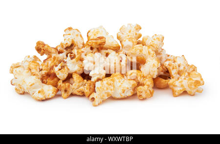 Popcorn isolated on a white background Stock Photo