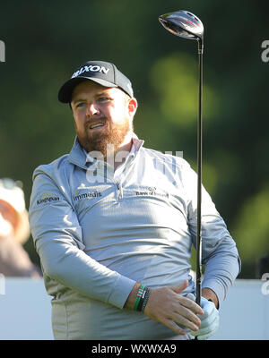 Wentworth Golf Club, Virginia Water, UK. 18th Sep, 2019. Shane Lowry during the Pro Am at the BMW PGA Championship. Editorial use only. Credit: Paul Terry/Alamy. Credit: Paul Terry Photo/Alamy Live News Stock Photo