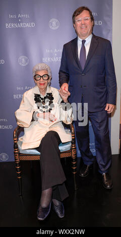 New York NY September 12 2019 Iris Apfel and Michel