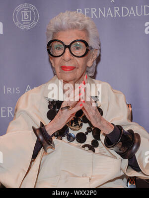 New York NY September 12 2019 Iris Apfel attends launch of