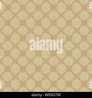 seamless vector abstract unisex pattern in beige color Stock Vector
