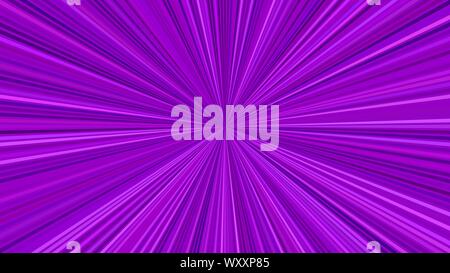 Purple psychedelic abstract ray burst stripe background - vector explosion illustration Stock Vector
