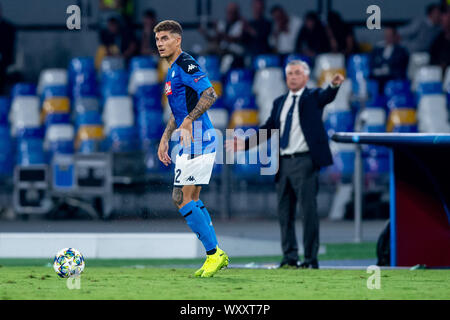 Naples, Italy. 17th Sep, 2019. Giovanni Di Lorenzo of SSC Napoli during the UEFA Champions League match between Napoli and Liverpool at Stadio San Paolo, Naples, Italy on 17 September 2019. Photo by Giuseppe Maffia. Credit: UK Sports Pics Ltd/Alamy Live News Stock Photo