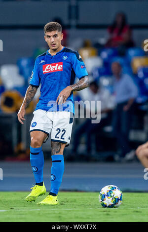 Naples, Italy. 17th Sep, 2019. Giovanni Di Lorenzo of SSC Napoli during the UEFA Champions League match between Napoli and Liverpool at Stadio San Paolo, Naples, Italy on 17 September 2019. Photo by Giuseppe Maffia. Credit: UK Sports Pics Ltd/Alamy Live News Stock Photo