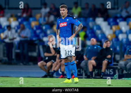 Naples, Italy. 17th Sep, 2019. Giovanni Di Lorenzo of SSC Napoli during the UEFA Champions League match between Napoli and Liverpool at Stadio San Paolo, Naples, Italy on 17 September 2019. Photo by Giuseppe Maffia. Credit: UK Sports Pics Ltd/Alamy Live News Stock Photo