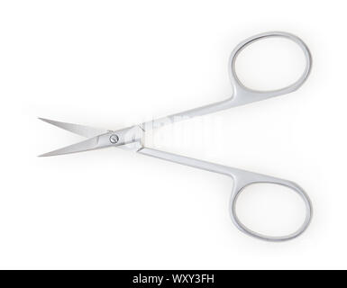 Nail scissors isolated on white background with clipping path Stock Photo