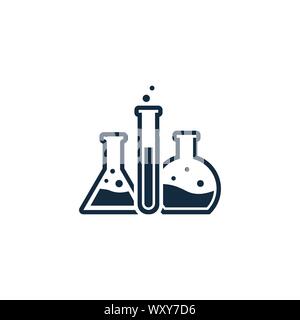 Laboratory icon. Simple element illustration. Laboratory symbol design template. Can be used for web and mobile UI. Stock Vector