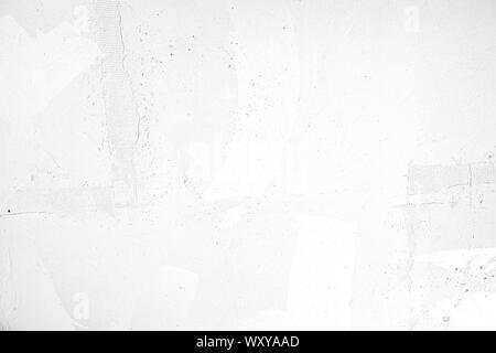 Neutral blank low contrast white textured background with roughness and irregularities to your concept or product. White plaster painted on concrete s Stock Photo