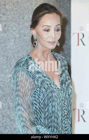 Madrid, Madrid, Spain. 18th Sep, 2019. Isabel Preysler attends Royal Theatre 2019/2020 Season Inauguration at Royal Theater on September 18, 2019 in Madrid, Spain Credit: Jack Abuin/ZUMA Wire/Alamy Live News Stock Photo
