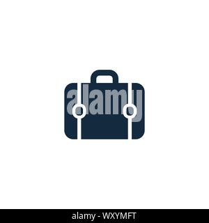 briefcase icon. Simple element illustration. briefcase symbol design template. Can be used for web and mobile UI. Stock Vector