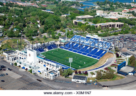 Aerial of Navy Marine Corps Memorial Stadium at the Naval Academy in ...