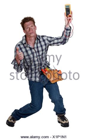 An Electrocuted Man Staggering Stock Photo Alamy