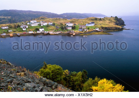 Harbour Mille East, Burin Peninsula, Newfoundland, Canada Stock Photo ...