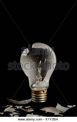 color background of light bulb with filament in shape cartoon with